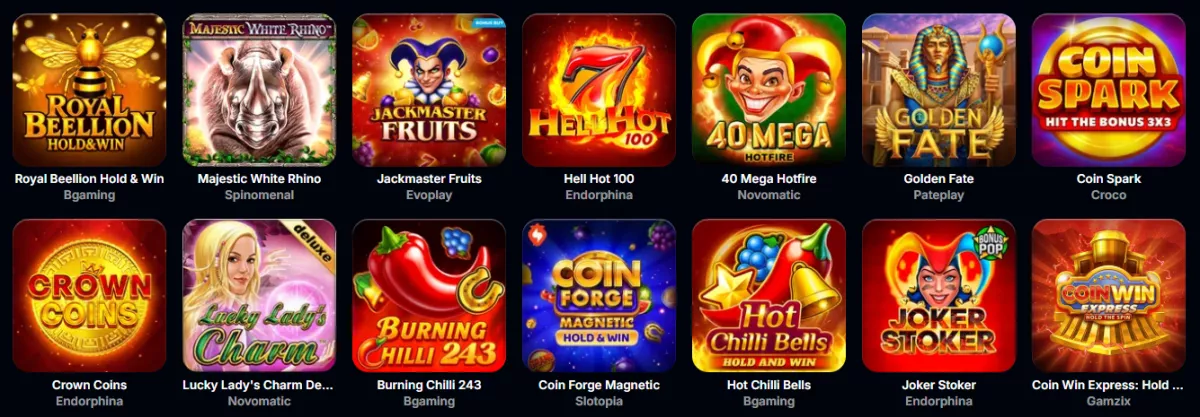 YEP Casino Automaty